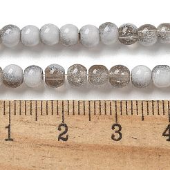 Perle di vetro crackle&nbsp;X1-GLAA-U001-4mm-06