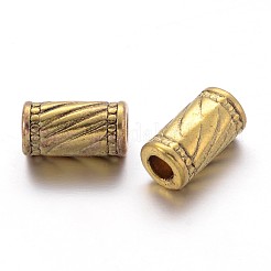 Сплавочные овальные бусины тибетского стиля  X-GLF0336Y