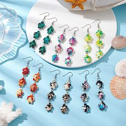 Серьги-подвески из нержавеющей стали 304 EJEW-JE05948