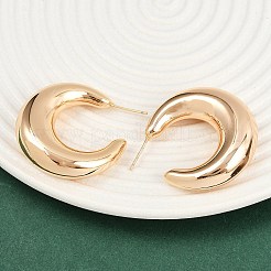 Латунь серьги EJEW-H168-14D-G