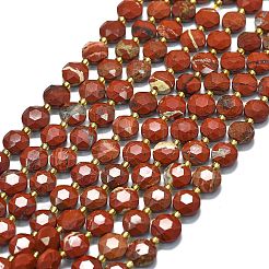 Натуральные красные яшмы бусы пряди G-C116-A97-01