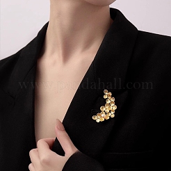 Брошь из цветочного сплава для рюкзака с одеждой PW-WG99185-01