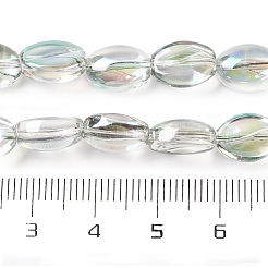 FilI di perline in vetro placcato&nbsp;EGLA-B005-01A-FR06