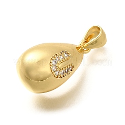 Стойки обшивки латунь микро проложить Циркон подвеску KK-L226-102G-U