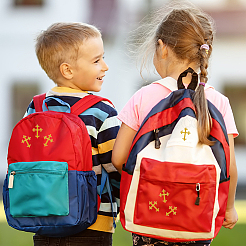 Аппликация с вышивкой полиэфирной металлической нитью&nbsp;PATC-WH0005-19