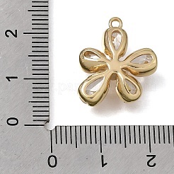 Ciondolo in ottone con pavé di zirconi cubici incastonati a cabochon&nbsp;CU-CBAC809-05G