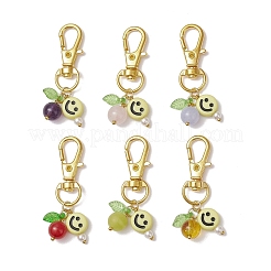 6 шт. кулон с улыбающимся лицом из акрила HJEW-JM03151