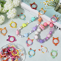 26 шт. окрашенные распылением кольца пружинных ворот из сплава&nbsp;FIND-SC0017-10