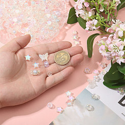 1640шт 6 стиля акриловые бусины&nbsp;TACR-CA0001-32