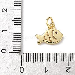 Латунные микро проложить кубического циркония подвески KK-B155-04A-G