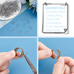 200 шт. соединительное кольцо из нержавеющей стали 201 STAS-UN0040-15