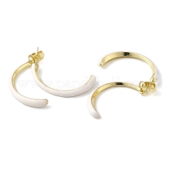 Clous d'oreilles en alliage d'émail&nbsp;EJEW-A047-02A