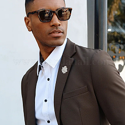 10 шт. броши из сплава листьев&nbsp;JEWB-FH0001-83P