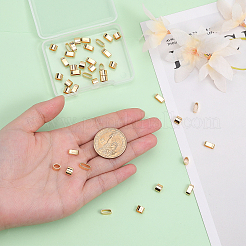 40 шт. 2 стиля латунных подвесок-слайдеров/бусин-слайдеров KK-CA0002-08