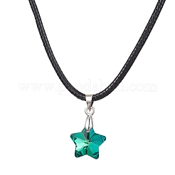 Ожерелья с подвесками в форме звезды NJEW-JN04570-02