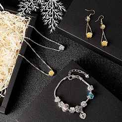 Тибетский стиль сплава цинка собака Прайнтс европейские бисер MPDL-PH0001-07-RS-WH