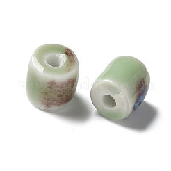 Abalorios de porcelana hechas a mano&nbsp;X1-PORC-L080-I20