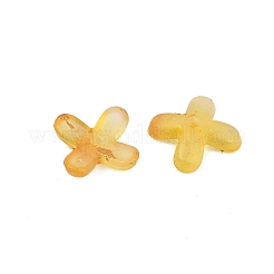 Capuchons de perles en acrylique avec entrelacs métalliques&nbsp;OACR-G044-01I