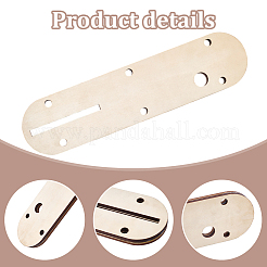 Необработанная деревянная инкрустированная доска WOOD-WH0029-130