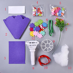 Kit de ramo de flores diy galsang&nbsp;AJEW-WH0109-74