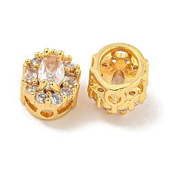 Латунные микропаве из прозрачного кубического циркония KK-P275-27G