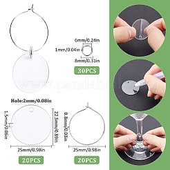 Набор для изготовления шармов из пустого бокала своими руками&nbsp;DIY-SC0023-62C