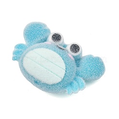 Silikonanhänger mit Tiermotiven aus beflocktem Material&nbsp;SIL-C012-01A-02