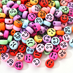 Непрозрачные акриловые бусины&nbsp;MACR-YW0001-22E