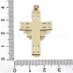 Pendentifs en laiton zircon cubique transparent&nbsp;CU-CBAE7DF-01G