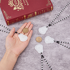 4 шт. ожерелье с подвеской в виде Будды Майтреи из искусственного камня&nbsp;NJEW-FI0001-62B