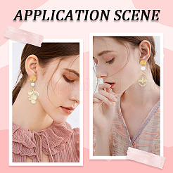 50 шт. ионное покрытие (IP) 304 нержавеющая сталь гвоздики фурнитура для сережек&nbsp;STAS-SC0008-57G