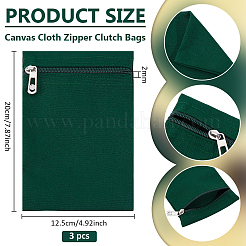 Borse con cerniera in tela&nbsp;ABAG-WH0077-09B-07