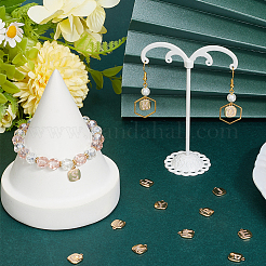 26 шт. 26 стиля латунных подвесок с микропаве из прозрачного кубического циркония&nbsp;KK-SC0005-76