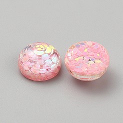 Прозрачные смолы кабошоны&nbsp;RESI-WH0038-47F