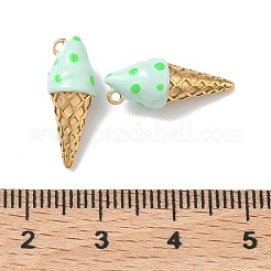 Подвески из нержавеющей стали 304 с эмалью&nbsp;STAS-K295-49G-02