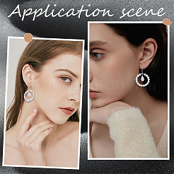 120 шт. синтетические бусины из лунного камня&nbsp;G-PA0001-75A