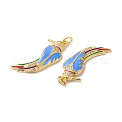 Покрытие стойки латунь микропаве прозрачные подвески из кубического циркония KK-D074-08G