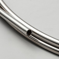 304ステンレス鋼チューブ  カーブチューブ  ラウンド  ステンレス鋼色  2500x9mm  穴：8mm&nbsp;STAS-WH0070-02
