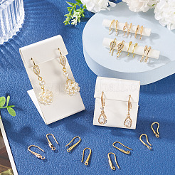 20 шт. 10 стиля латунных крючков для сережек KK-TA0002-46