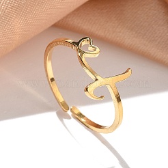 Кольца-манжеты из нержавеющей стали 304 для женщин RJEW-D285-01G-L