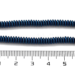 Гальванические нити из синтетических немагнитных гематитовых бусин G-P545-A01-01D