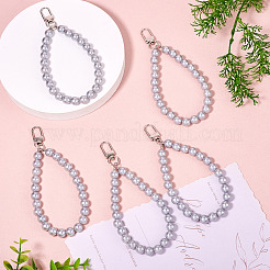 5шт. пластиковая круглая подвеска из бусин&nbsp;HJEW-TAC0059