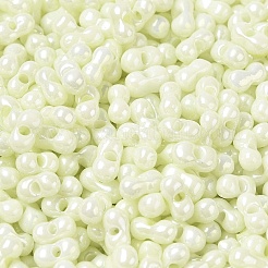 Cuentas de semillas de vidrio de brillo de colores opacos&nbsp;SEED-B001-01A-01