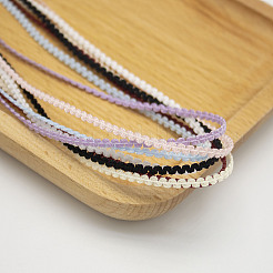 25 ярд нейлоновой волнистой кружевной ленты с бахромой OCOR-GF0004-30G