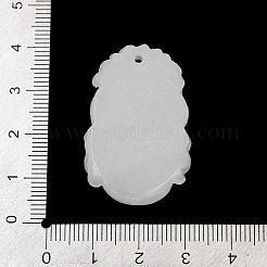 Резные подвески из натурального белого нефрита&nbsp;LS-G-S384-01C