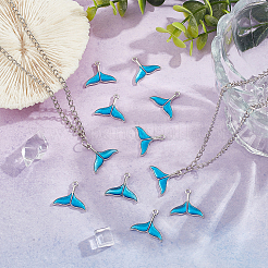 Платинового сплава эмали подвески&nbsp;ENAM-DC0001-10