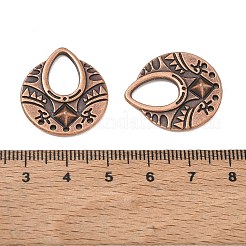 Enlaces de estilo tibetano&nbsp;TIBEP-EA456YKG-R-FF