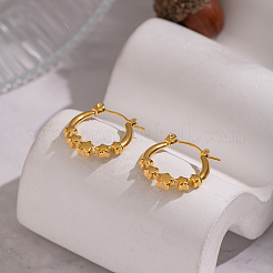 Серьги-кольца в европейском стиле в форме звезды из нержавеющей стали 304.&nbsp;IU1810