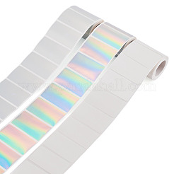 3 rouleau de 3 styles d'autocollants holographiques imprimables en plastique vinyle&nbsp;OFST-TA0001-10F