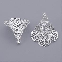 Латунные причудливые шапочки для бус&nbsp;EC216-S